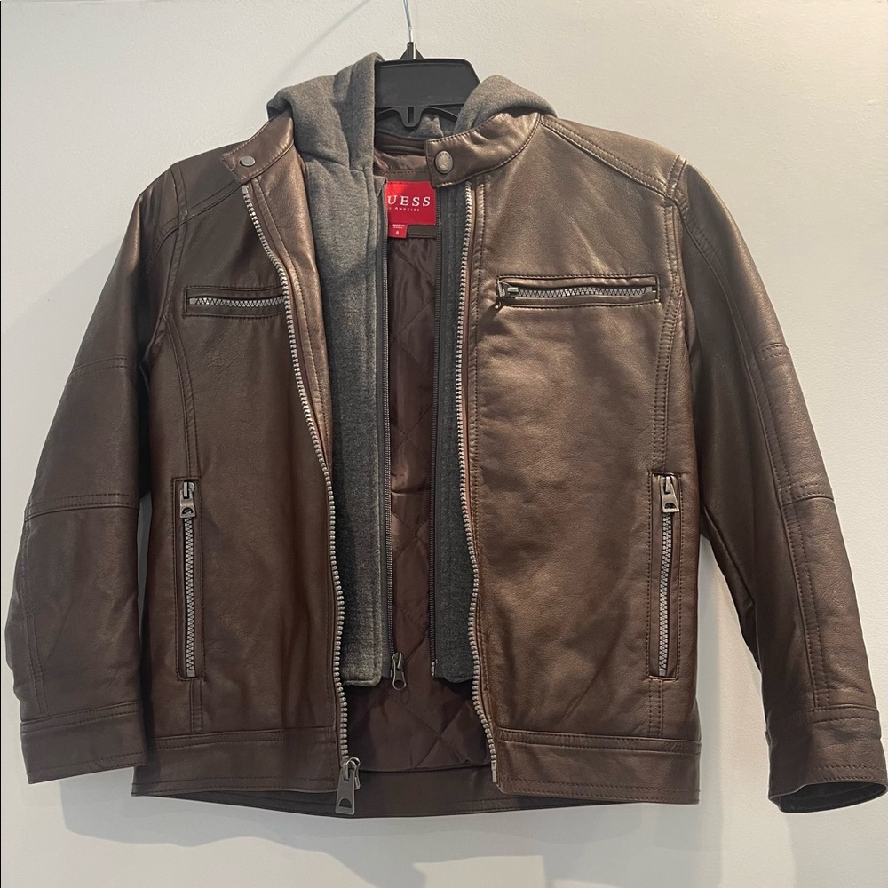 Original Guess boys leather jacket